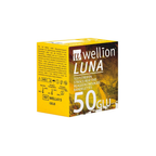 Wellion Luna Glucose Teststrips 50 stuks – Betrouwbare en Nauwkeurige Bloedsuikermeting
