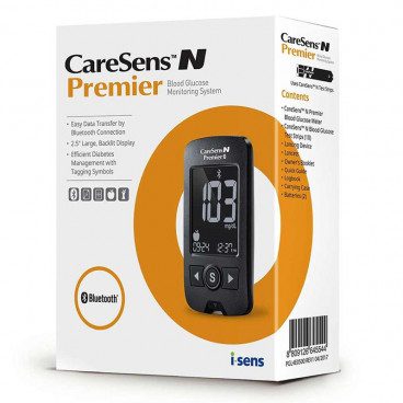CareSens N Premier Glucosemeter Startpakket – Betrouwbare en Gebruiksvriendelijke Glucosemeter met Bluetooth-functionaliteit
