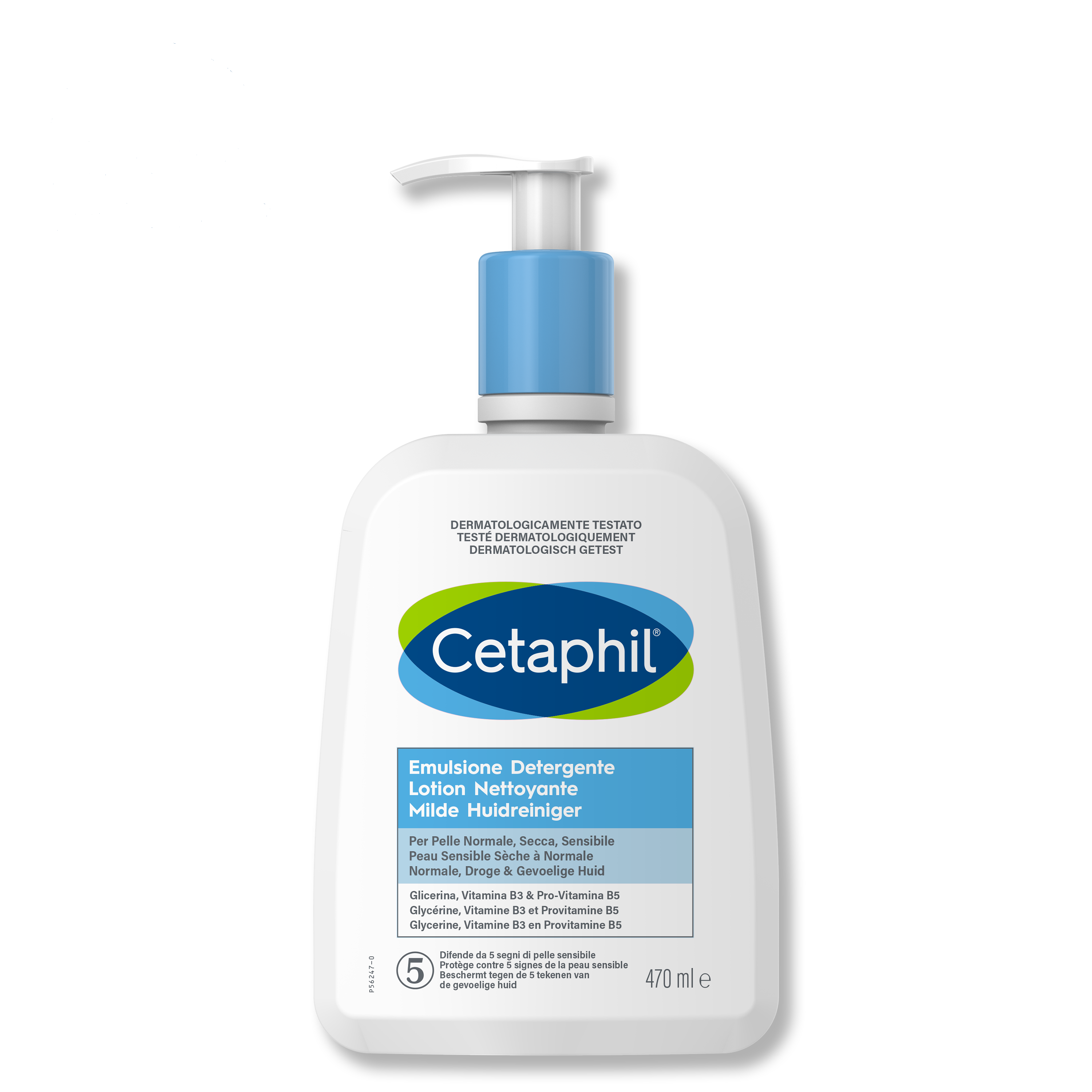 Cetaphil Milde Huidreiniger 470ml – Voor Normale, Droge & Gevoelige Huid