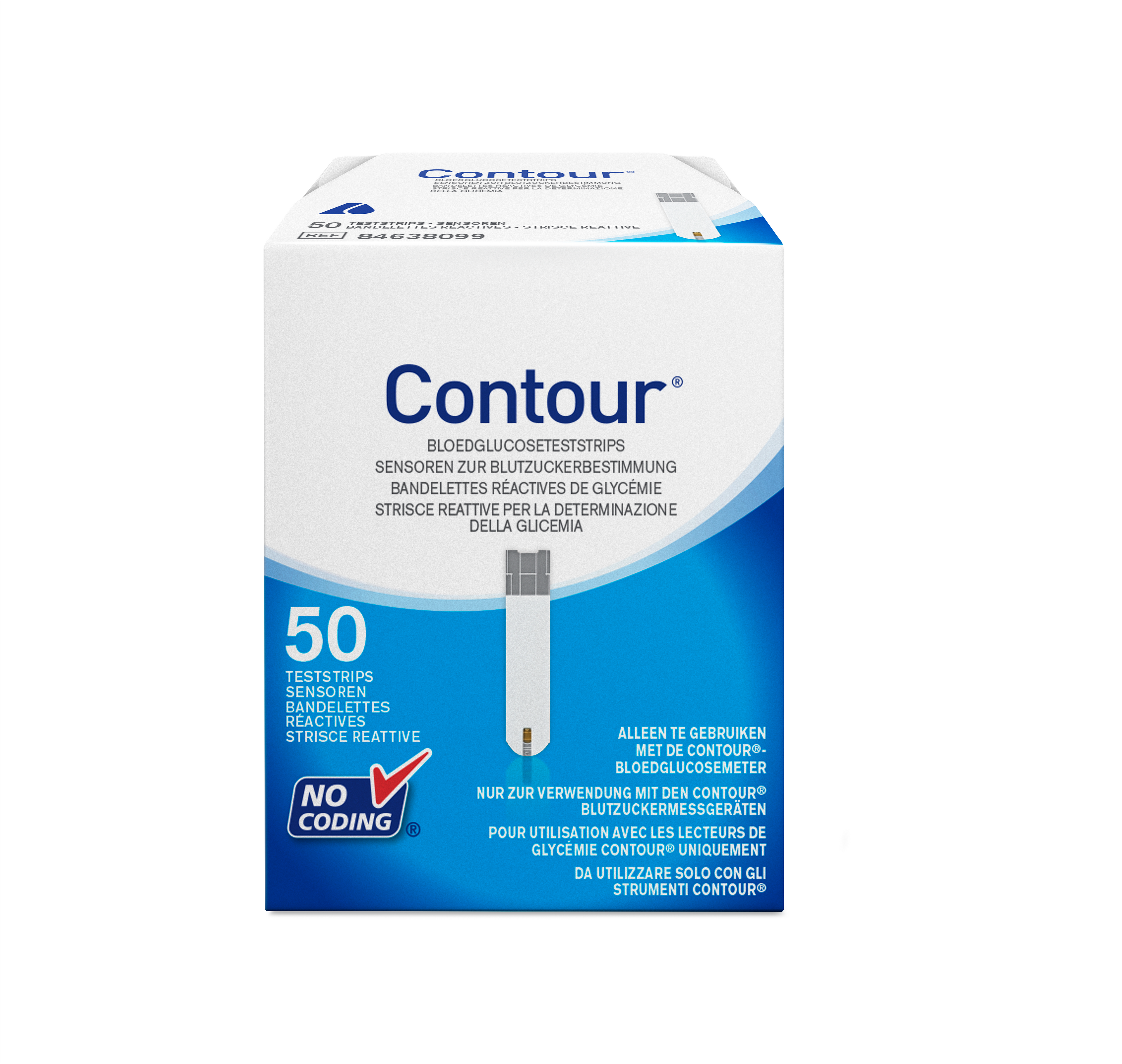 Contour Teststrips 50 stuks – Betrouwbare en Snelle Glucosemetingen