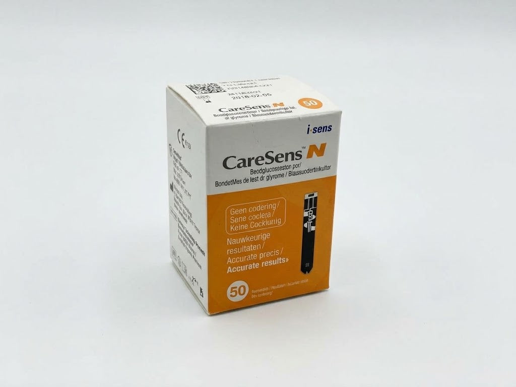 CareSens N Teststrips – 50 Stuks voor Betrouwbare Bloedglucosemetingen