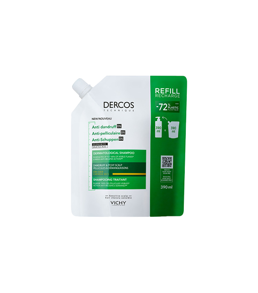 Vichy Dercos Anti-Roos DS Shampoo droog haar navulling 390 ml