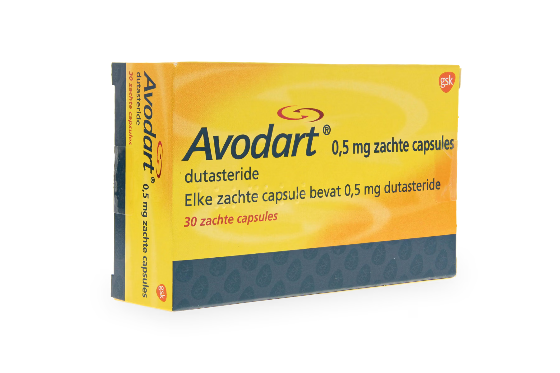 Avodart Dutasteride 0,5 mg – 30 Capsules - bij erfelijke haaruitval en prostaatvergroting