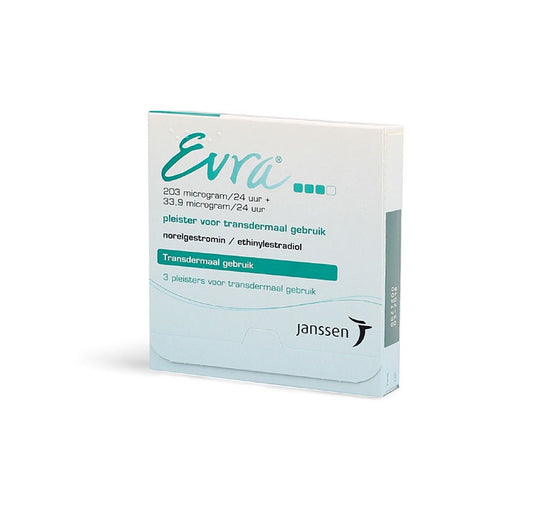 Evra transdermale pleisters 203/34mg per 24uur Gedeon Richter