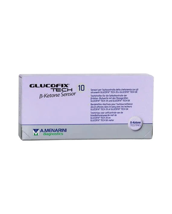 Glucofix Tech Keto Teststrips – Bloedketonen meten (10 strips)