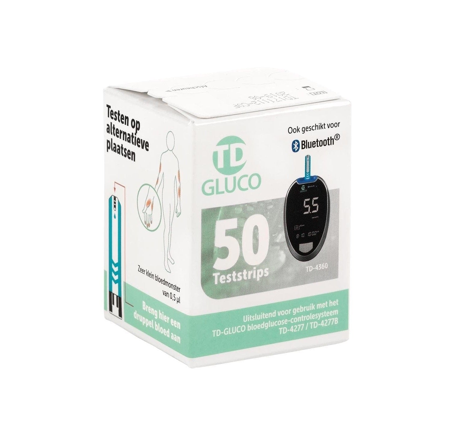 Ht One TD-Gluco 50 Teststrips – Voor Betrouwbare en Nauwkeurige Bloedglucosemetingen