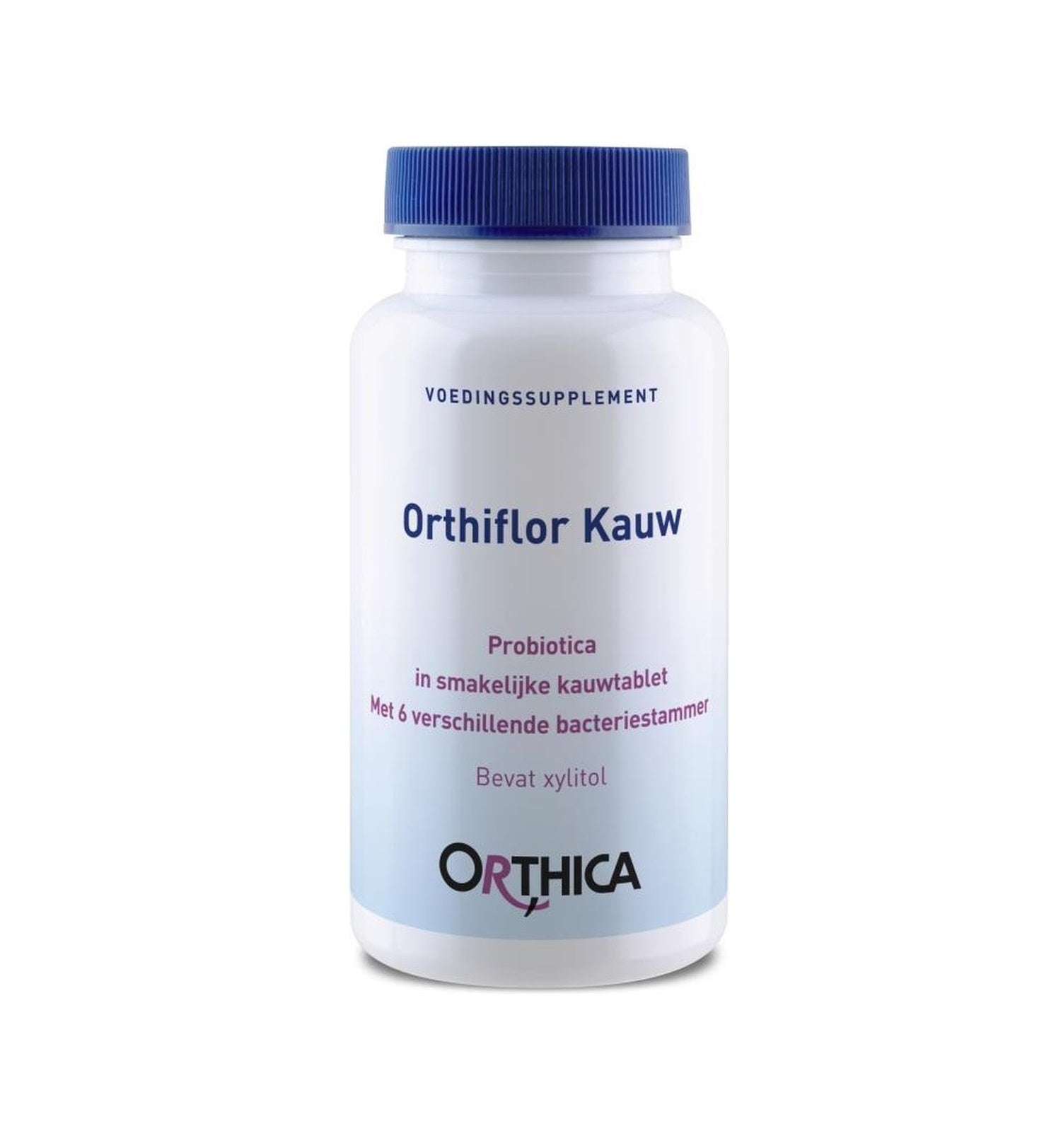 Orthica Orthiflor Kauw (Probiotica Voedingssupplement) – 60 Tabletten | Probiotica Voedingssupplement in Smakelijke Kauwtabletten