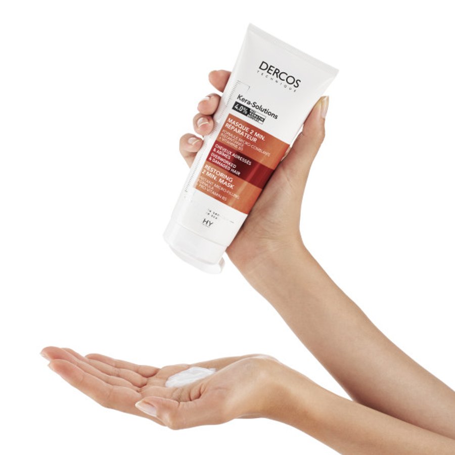 Vichy Dercos Kera-Solutions Herstellend 2-min Masker 200ml – Voor Beschadigd Haar