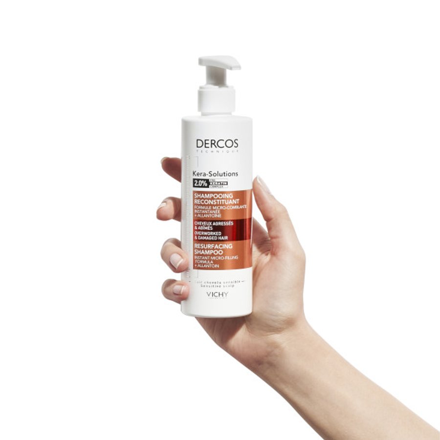 Vichy Dercos Kera-Solutions Herstellende Shampoo 250ml – Voor Beschadigd Haar