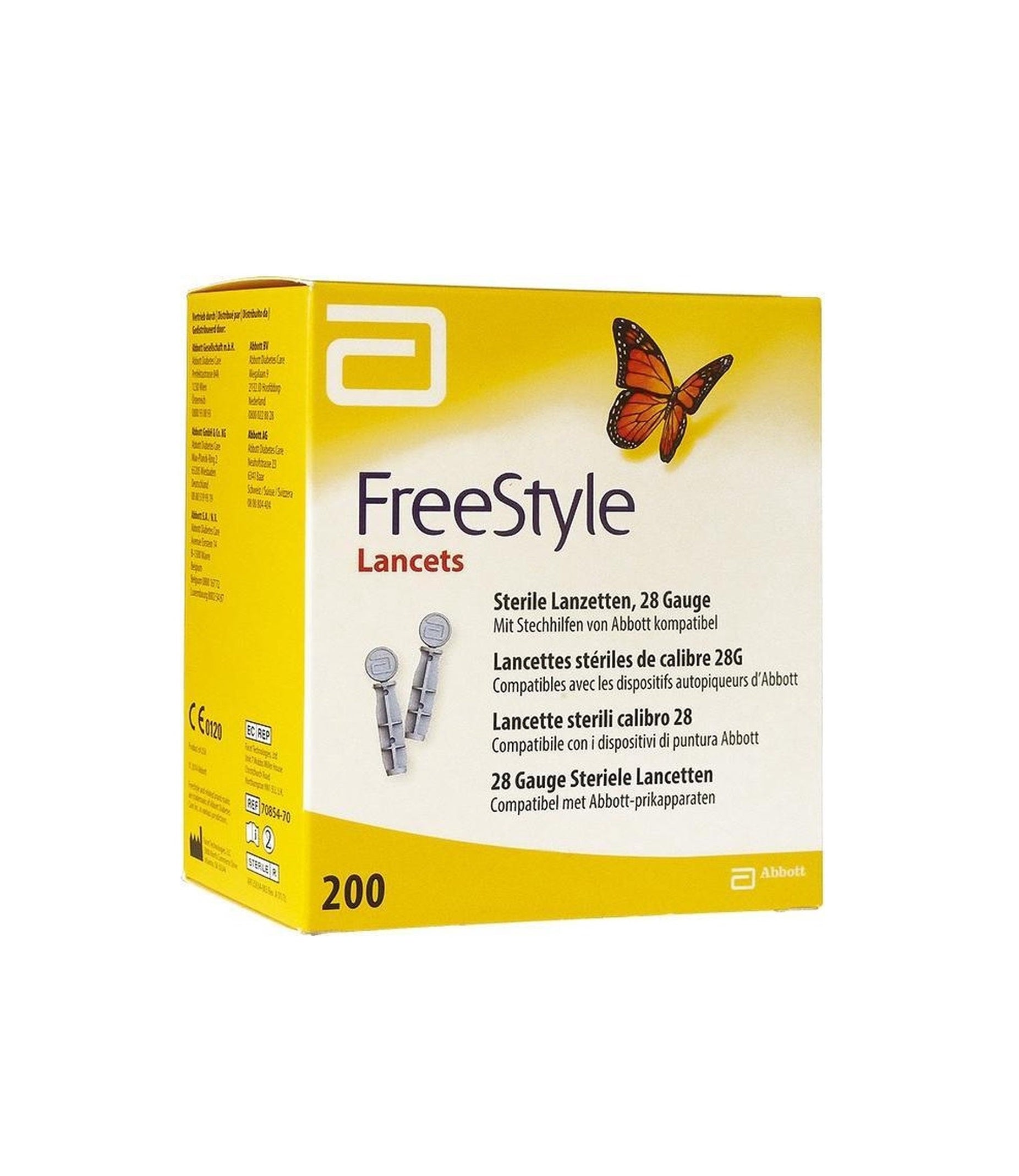 Freestyle Freedom Lancetten 200 Stuks – Comfortabele en Nauwkeurige Bloedafname