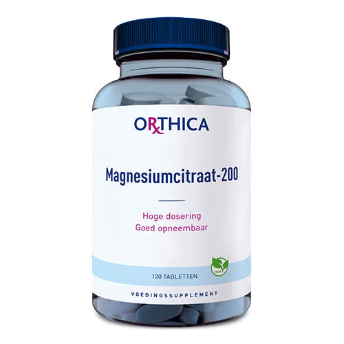 Orthica Magnesiumcitraat-200 Tabletten – 60 stuks | Stress