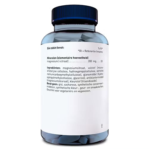 Orthica Magnesiumcitraat-200 Tabletten – 60 stuks | Stress