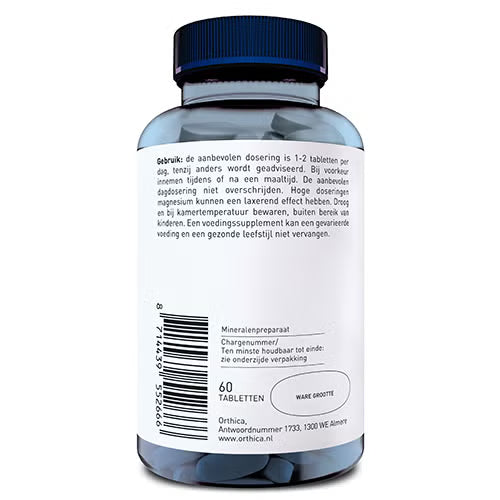 Orthica Magnesiumcitraat-200 Tabletten – 60 stuks | Stress