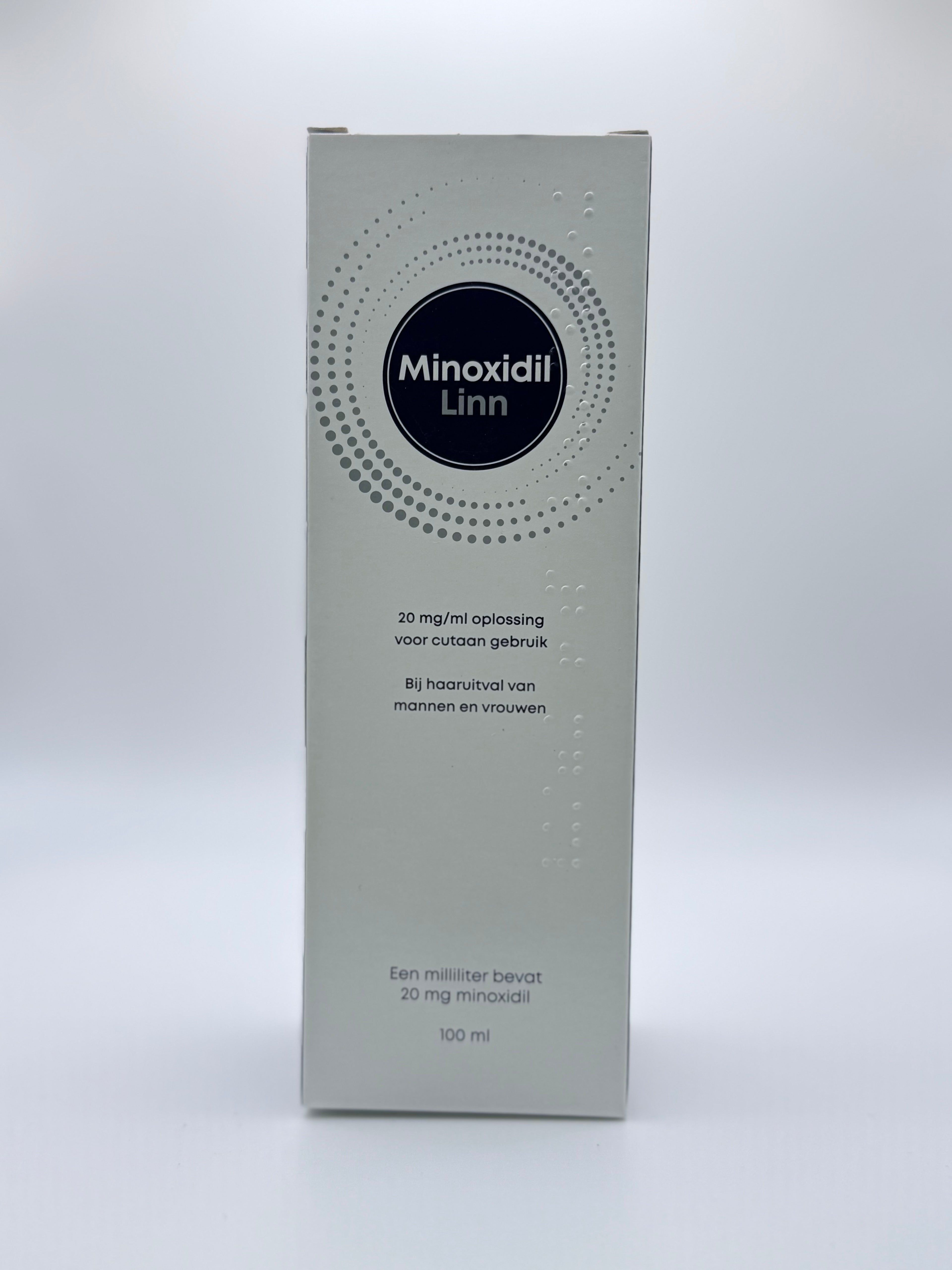 Minoxidil Linn 2% oplossing – 100ml haargroeimiddel bij erfelijke haaruitval voor mannen en vrouwen