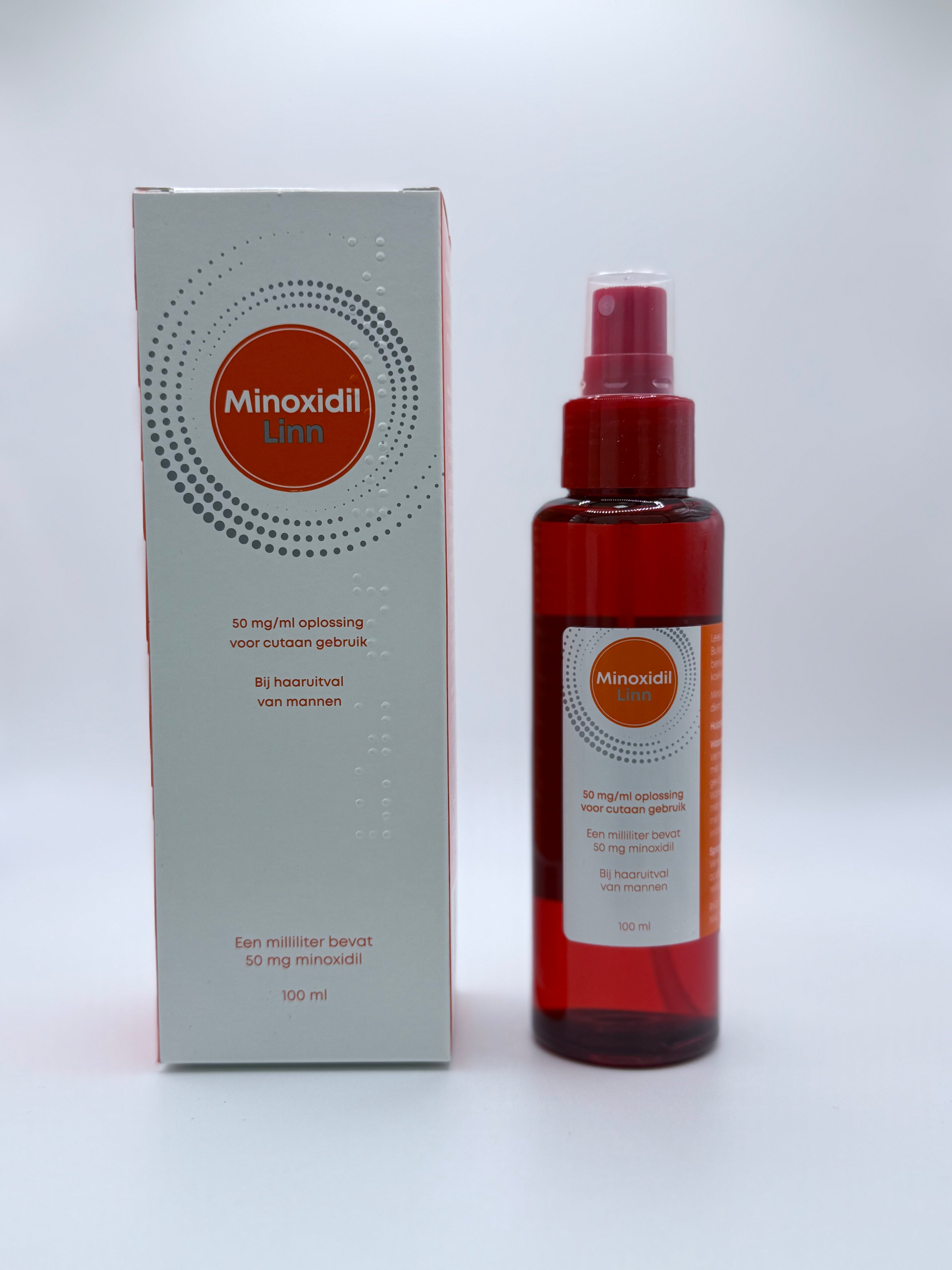 Minoxidil Linn 5% oplossing – 100ml tegen haaruitval & voor haargroei bij mannen