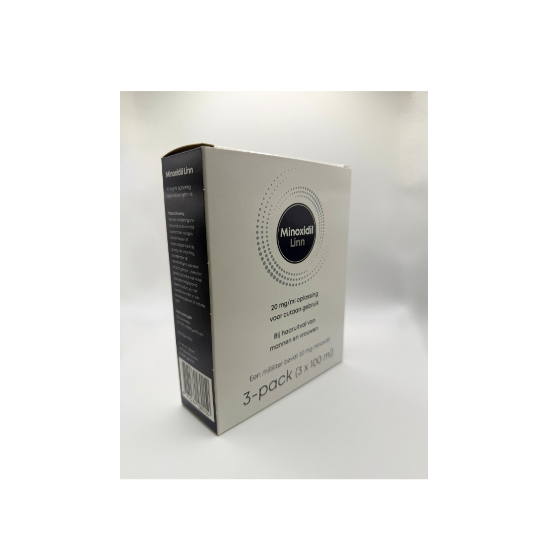 Minoxidil Linn 2% oplossing 300ml – Voor vrouwen met haaruitval via onze apotheek