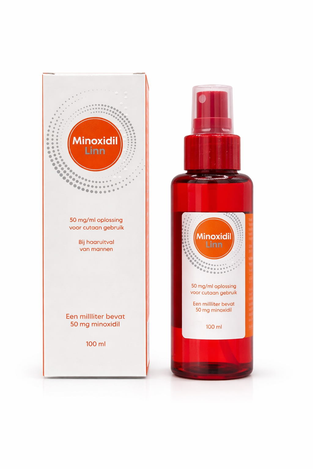 Minoxidil Linn 5% oplossing – 100ml tegen haaruitval & voor haargroei bij mannen