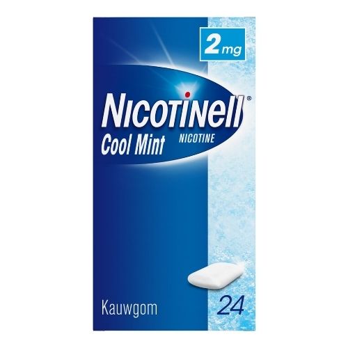 Nicotinell Cool Mint 2mg – Stoppen met Roken Kauwgom (24 stuks)