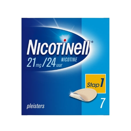 Nicotinell Stap 1 Nicotine 21mg/24uur Pleisters