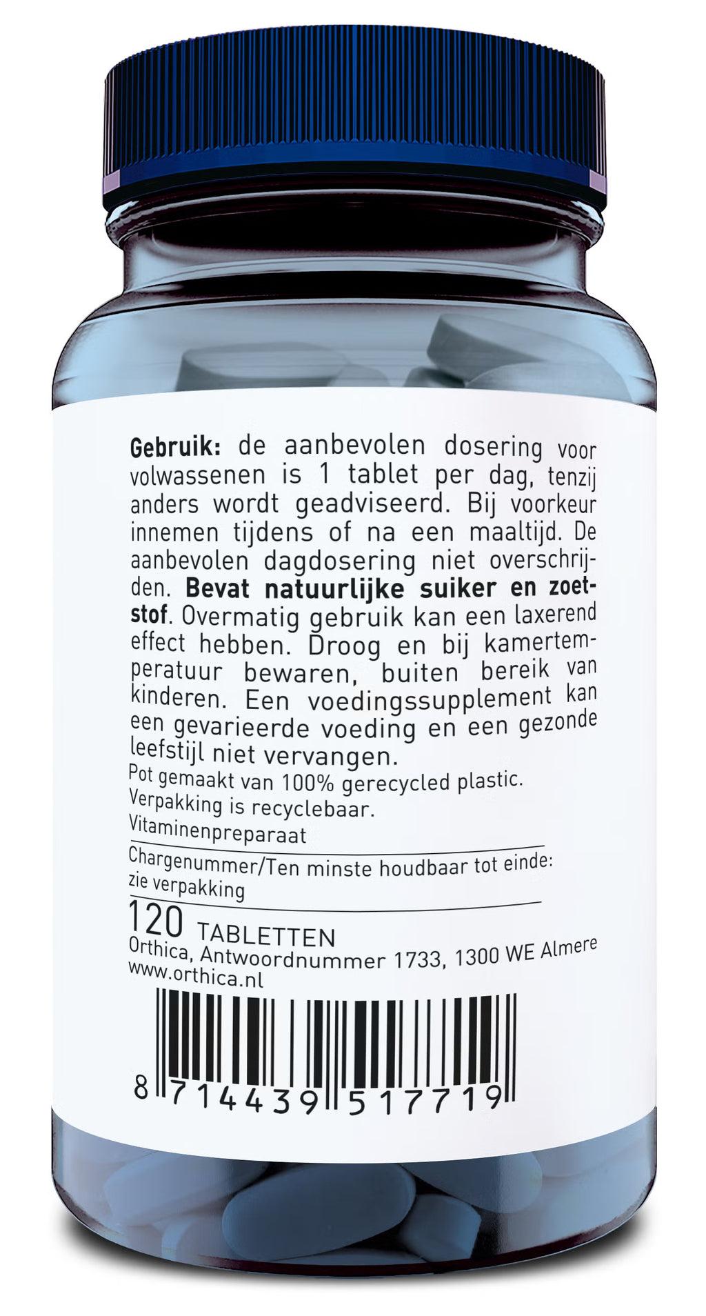 Orthica D-10 Vitamine D3 400 IE – 120 tabletten | Weerstand