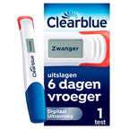 Clearblue Ultravroeg Digitale Zwangerschapstest 1 stuk – Tot 6 dagen eerder testen