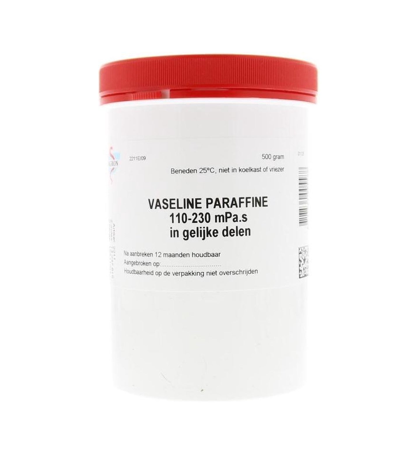 Fagron Vaseline Paraffine Zalf 500g – Hydratatie en Bescherming voor de Droge Huid