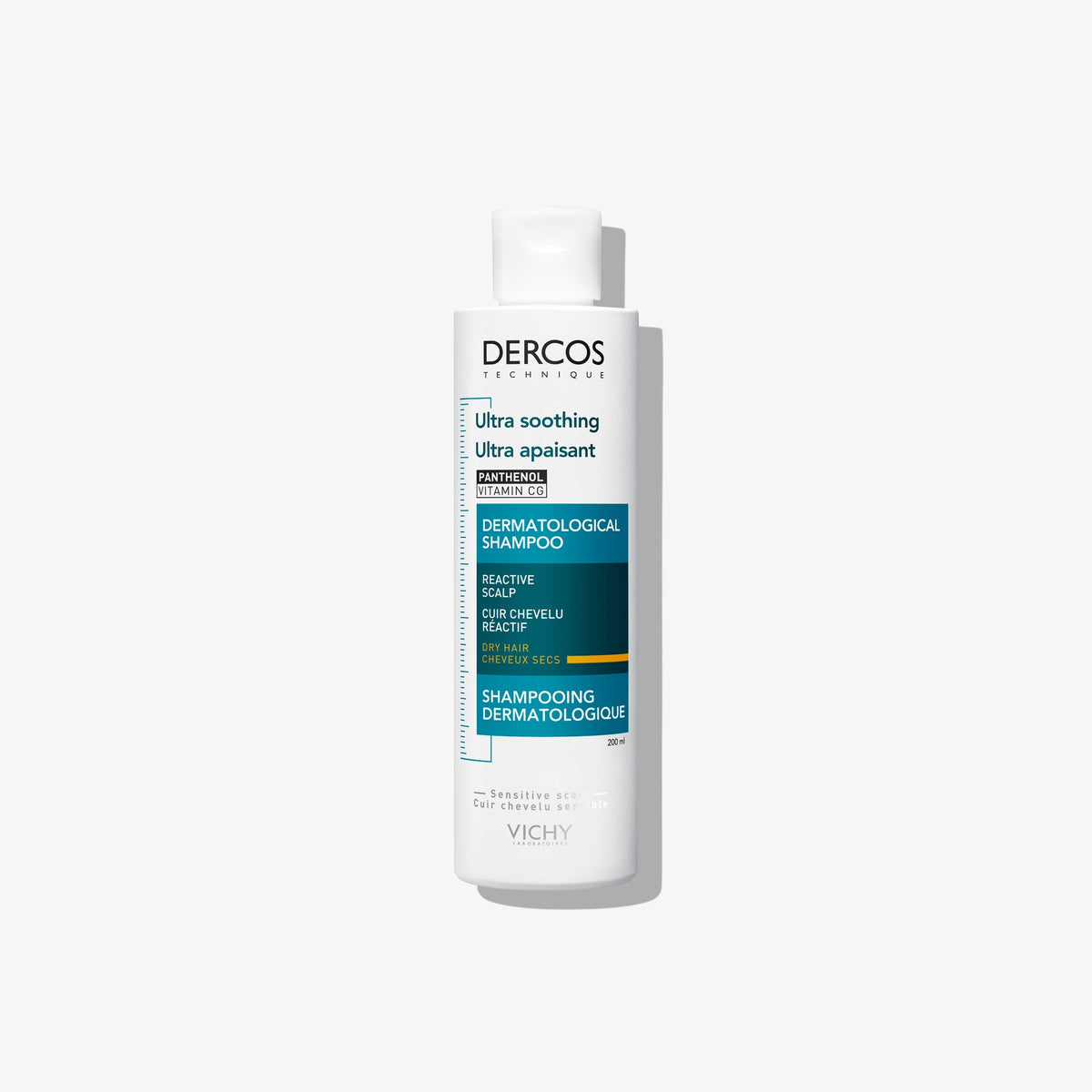 Vichy Dercos Ultrakalmerende Shampoo droog haar 200 ml