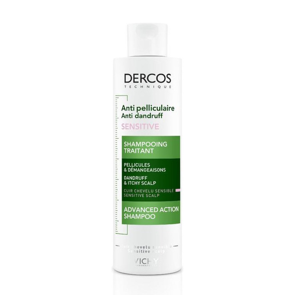 Vichy Dercos Anti-Roos Shampoo Gevoelige Hoofdhuid 200ml – Mild tegen Roos