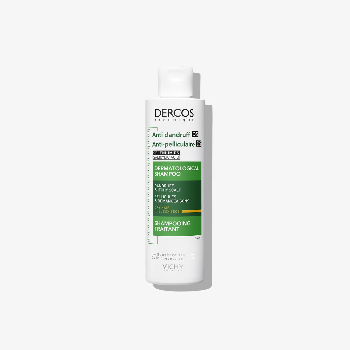Vichy Dercos Anti-Roos DS Shampoo voor droog haar 200 ml