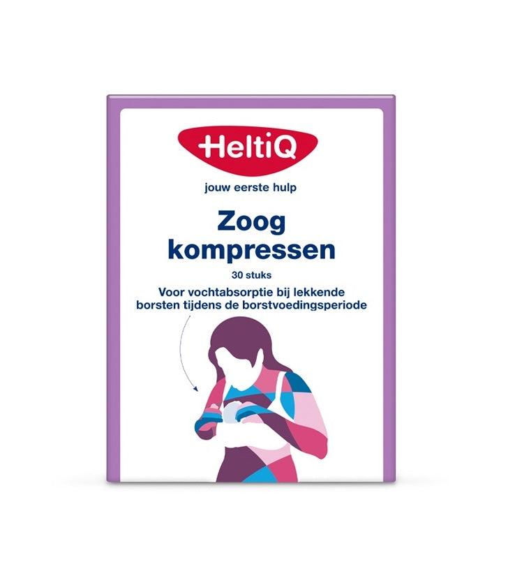 HeltiQ Zoogkompressen – Bescherming tegen Melkverlies tijdens de Borstvoedingsperiode