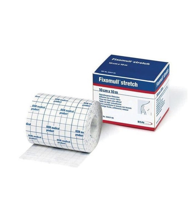 Leukoplast Fixomull Stretch – Flexibele Fixatie voor Wondverbanden - 10mx10cm