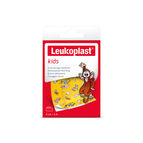 Leukoplast Kids 1m x 6cm – Huidvriendelijke Pleisterrol voor Kinderen