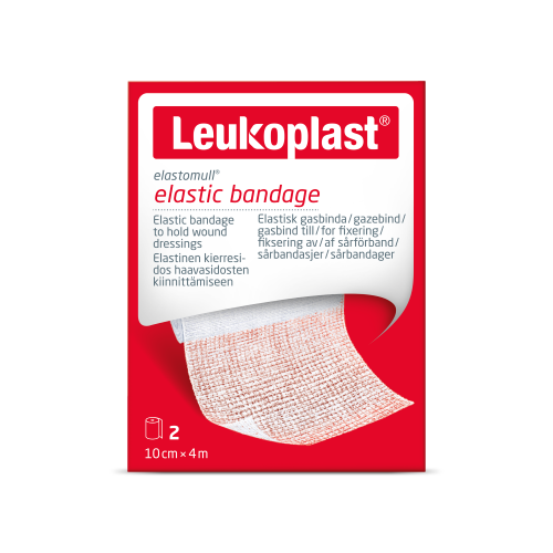 Leukoplast Elastomull Windsel 2 stuks – Elastisch fixatiewindsel voor betrouwbare verbandfixatie - 4mx10cm