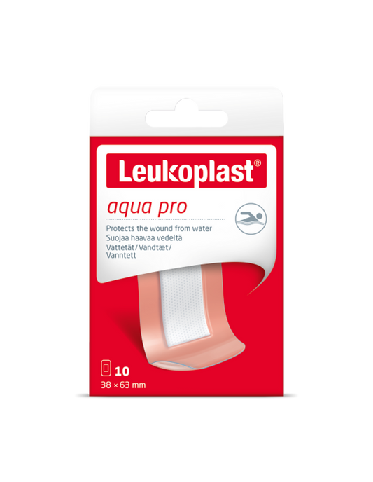 Leukoplast Aqua Pro 10 stuks – Waterdichte Bescherming voor Kleine Wonden