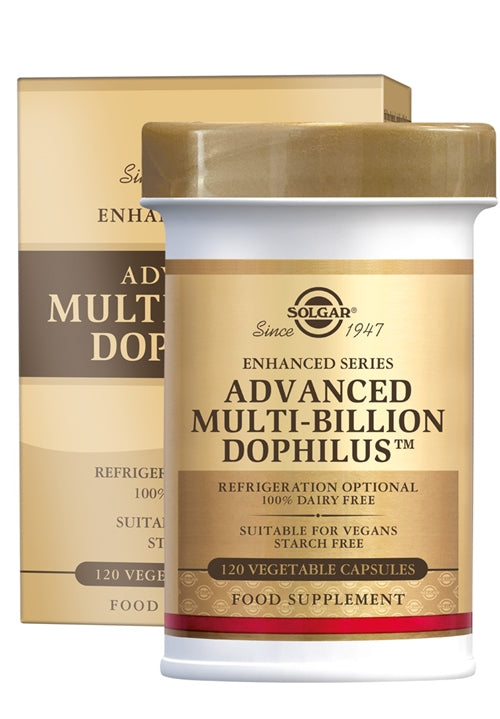 Solgar Advanced Multi-Billion Dophilus – Krachtige Probiotische Ondersteuning voor een Gezonde Darmflora