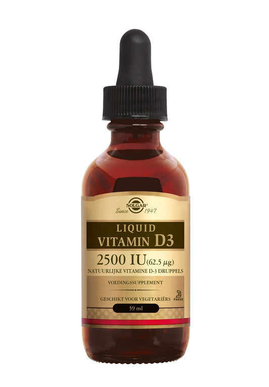 Solgar Liquid Vitamine D3 59ml – Vloeibare Vitamine D voor Botten en Immuunsysteem