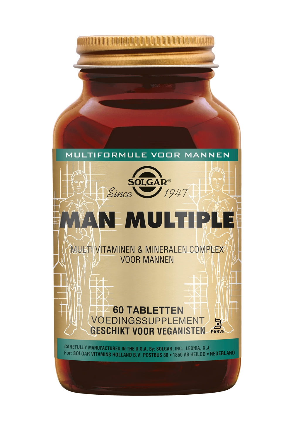 Solgar Man Multiple 60 tabletten – Complete Ondersteuning voor Mannen