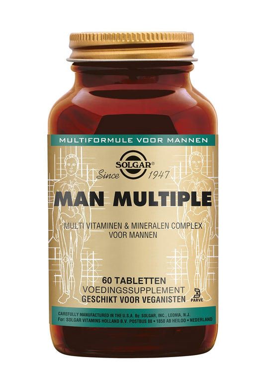 Solgar Man Multiple 60 tabletten – Complete Ondersteuning voor Mannen