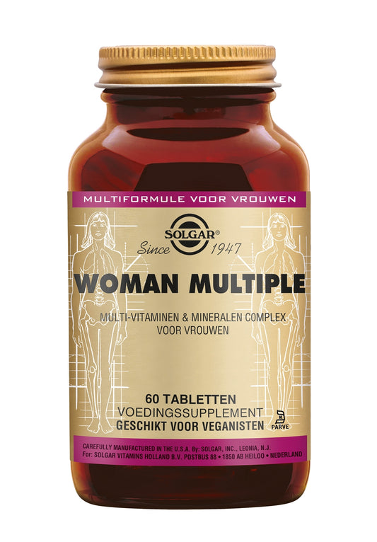 Solgar Woman Multiple – Compleet Multivitaminen- en Mineralensupplement voor Vrouwen