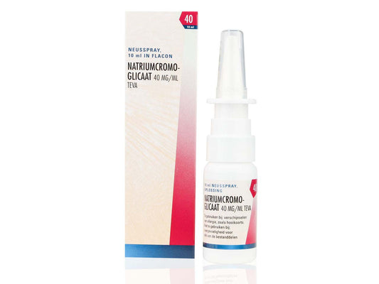 Natriumcromoglicaat Teva Neusspray 40mg/ml - Effectieve Allergiebehandeling voor Verstopte Neus