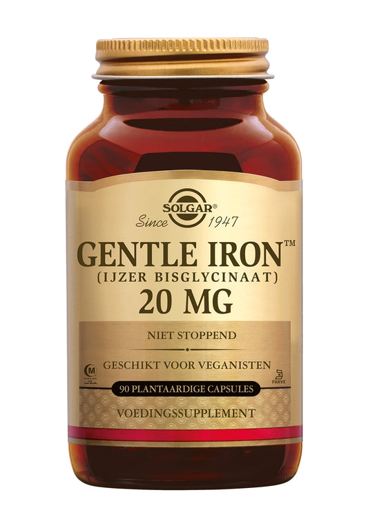 Solgar Gentle Iron 20 mg – Goed Opneembare IJzersuppletie zonder Maagklachten