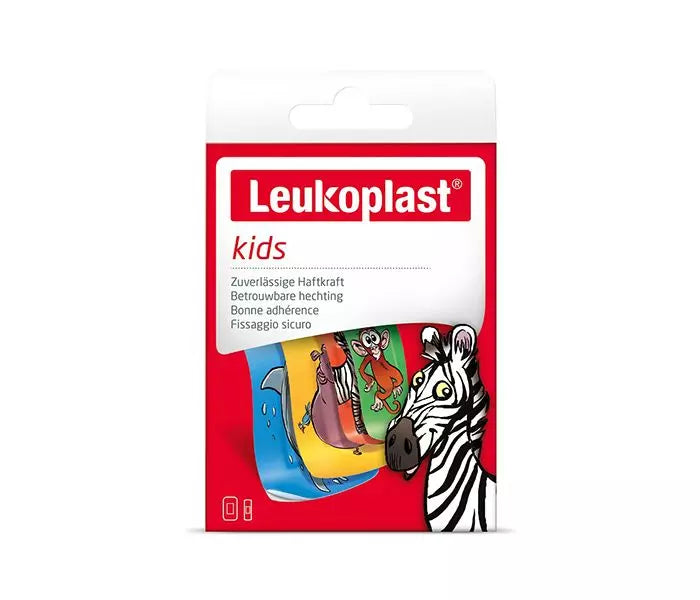 Leukoplast Kids 12 stuks – Kleurrijke, huidvriendelijke pleisters voor kinderen
