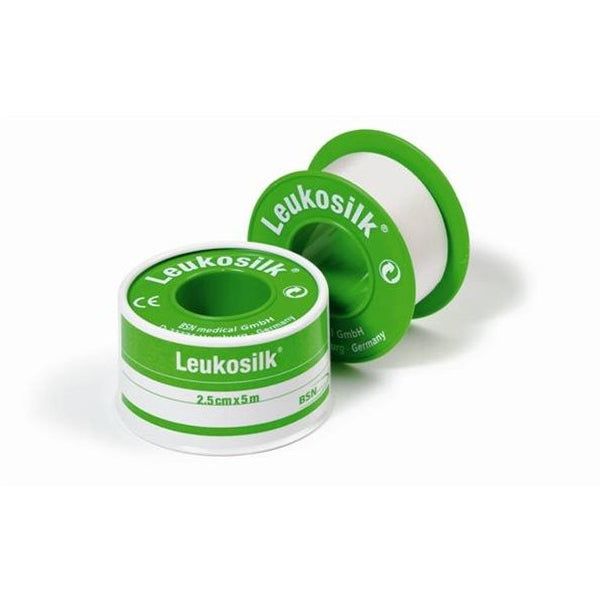 Leukoplast Hechtpleister – Duurzame Hechtpleister voor Betrouwbare Fixatie van Verbanden - leukosilk 5mx2,5cm