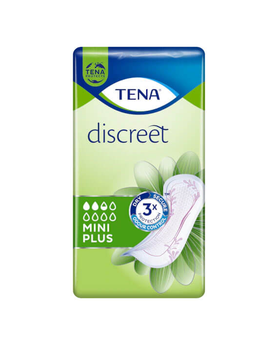 TENA Discreet Mini Plus – Comfortabele en Discrete Bescherming bij Licht tot Matig Urineverlies